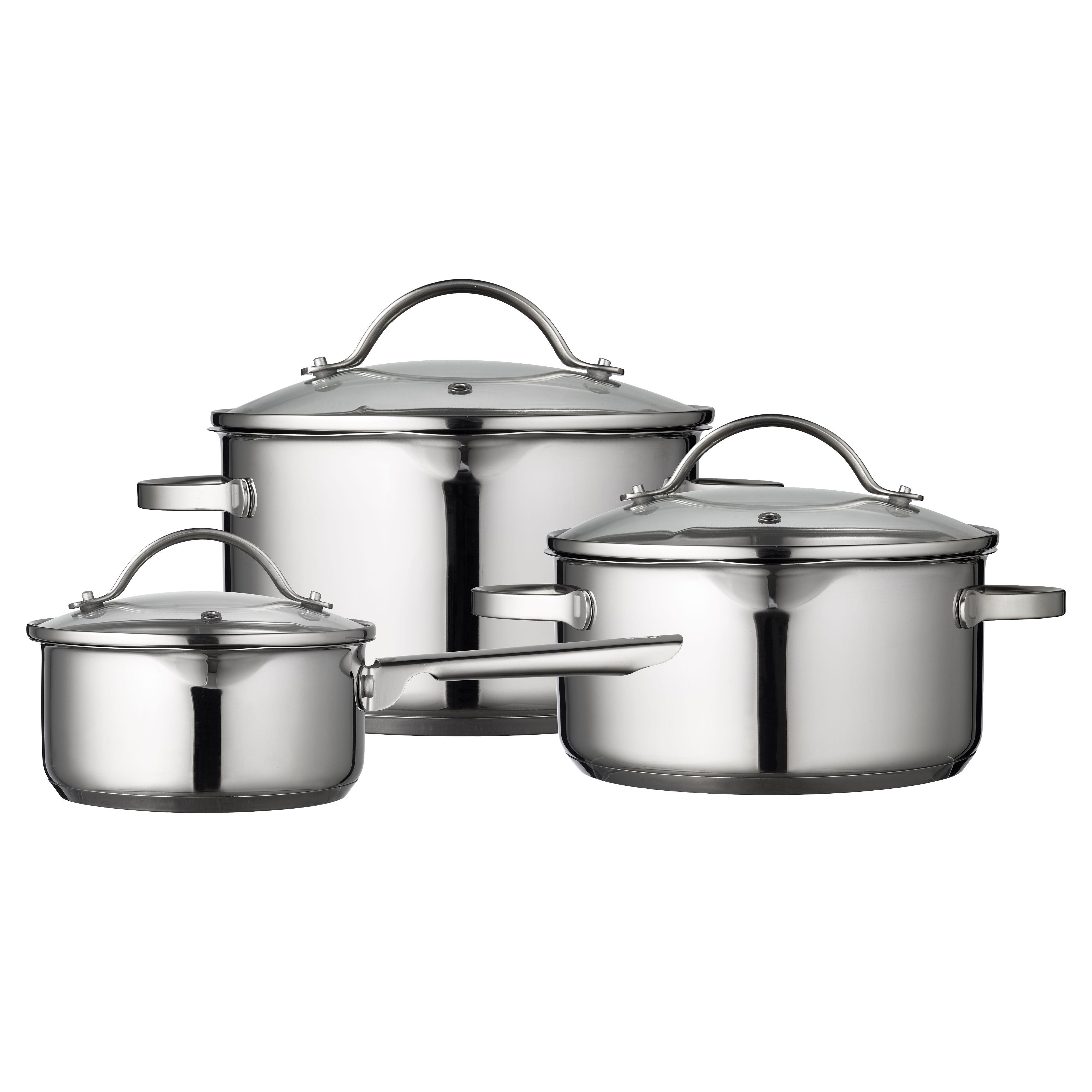 Funktion 6 Dele Grydesæt M/låg 3 Funktion 6 Dele Grydesæt M/låg