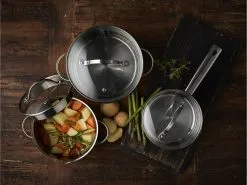 Funktion 6 Dele Grydesæt M/låg 20 Funktion 6 Dele Grydesæt M/låg -Mauviel Salgsbutik 200168 env 2 high