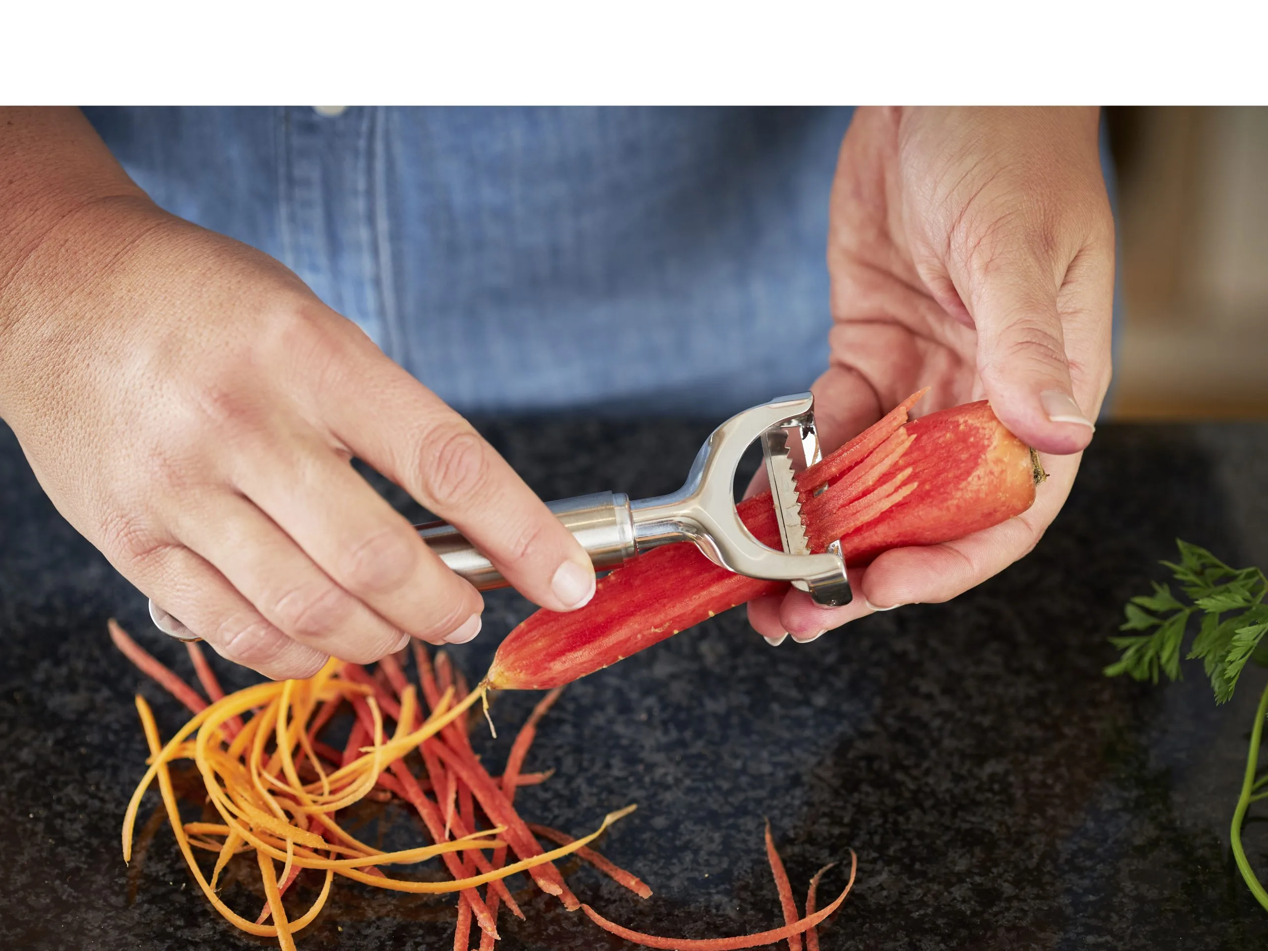 Rösle Grøntsagsskræller Lodret 4 Rösle Grøntsagsskræller Lodret - Billede 2