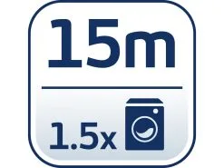 Leifheit Rollfix Triple 150 Longline Tørrestativ -Mauviel Salgsbutik 258718 7 high